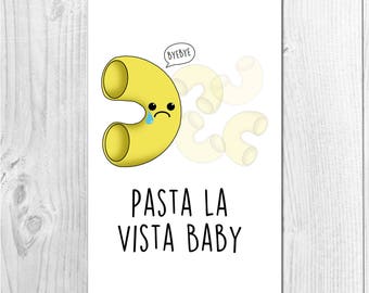 pasta la vista baby etsy