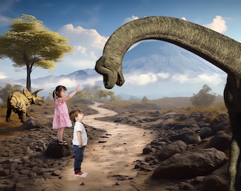 8 Dinosaur Background Backdrop for Photographers, Jurassic Tyrannosaurus,Raptor,Brachiosaurus, Triceratops Digital Downloads for Photoshop