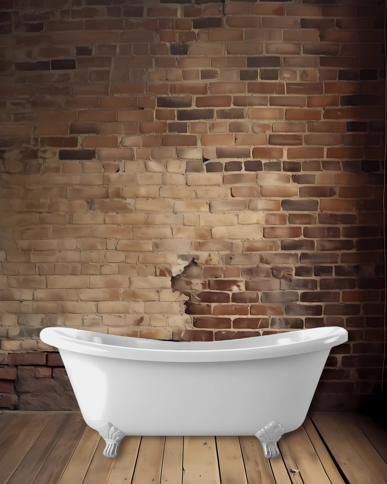 3 Bathtub Overlay Clipart PNG Images Bonus 2 Empty Rooms Etsy