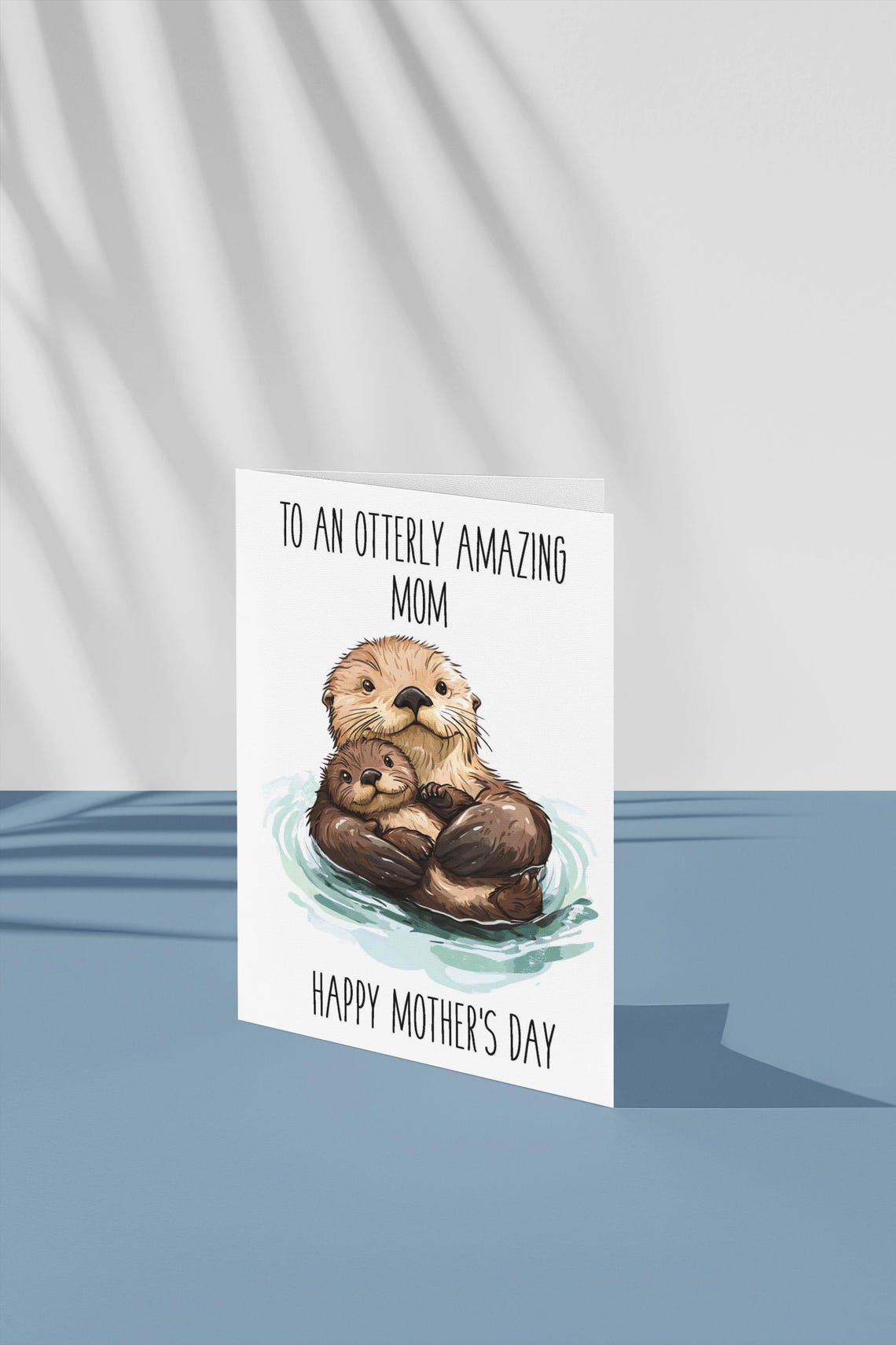Otter Mother's Day Printable Card Digital Download Mom Otterly Amazing ...