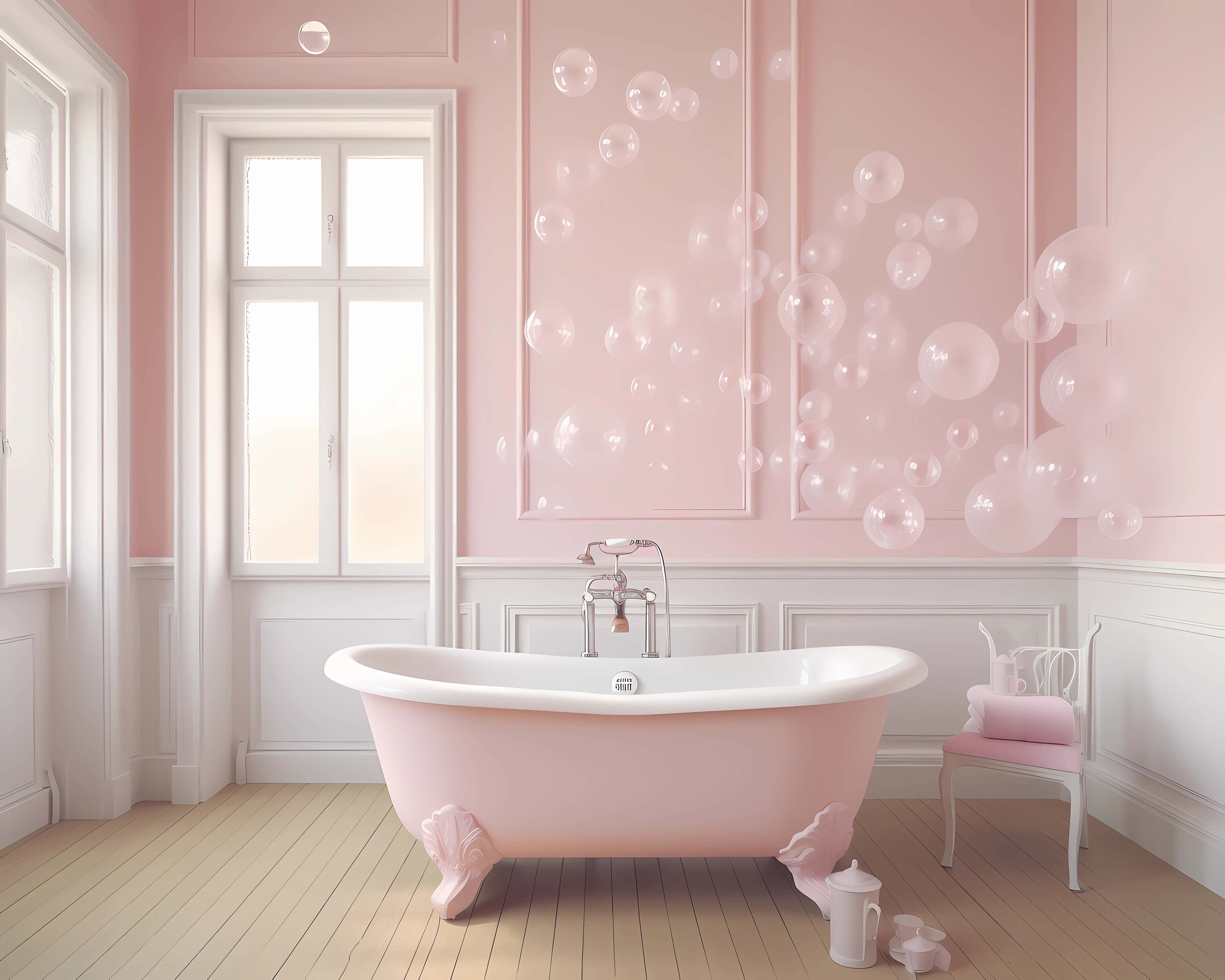 Pink bathtub deals