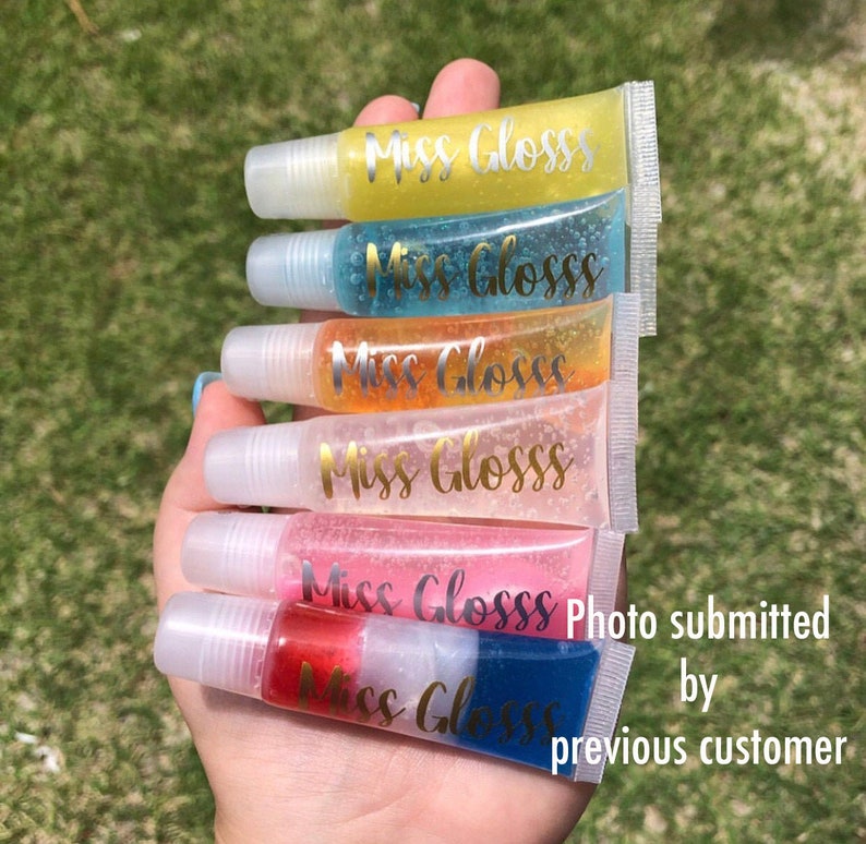 Vinyl Lip Gloss Label Lipstick Label Private Label Lip Etsy