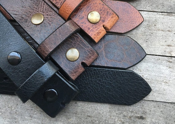 How to cut high quality leather belt blanks 