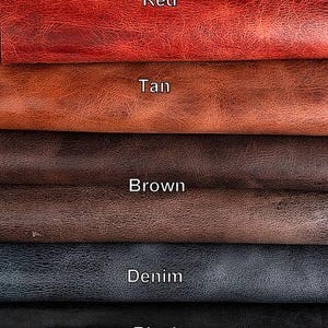Water Buffalo Vintage Glazed Leather Belt image 2