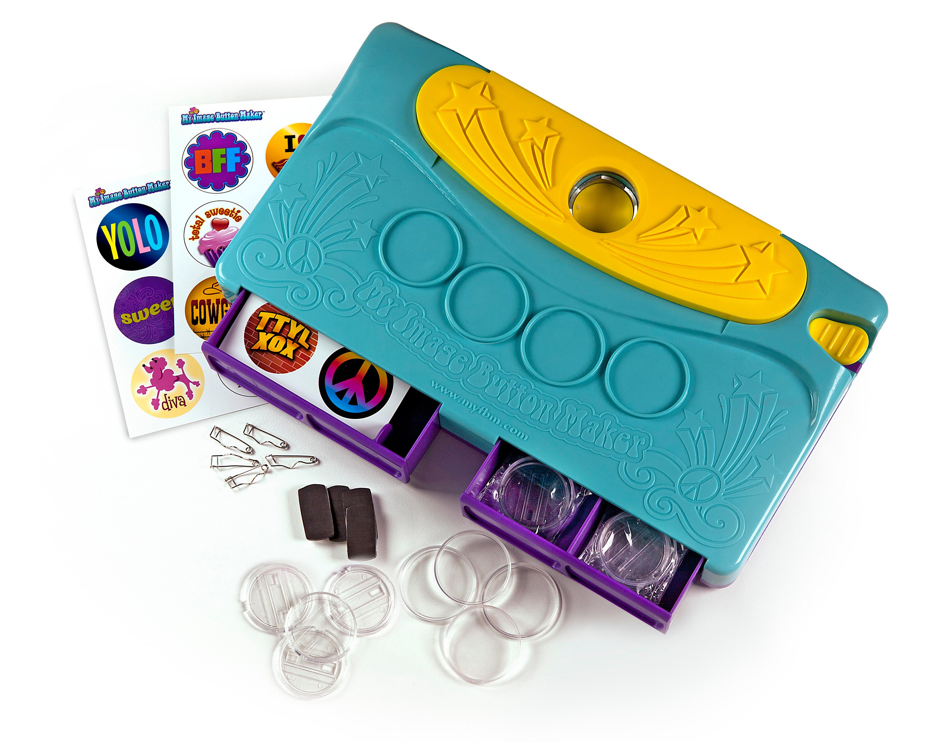 Button maker. Badge maker игрушка. friends kit for kids. image maker personal.