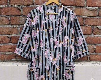 Baumwolle Robe für Frauen Kimono Roben, Morgenmantel, Bademantel, Mutterschaft Robe, langes kurzes Kleid, plus Größe unisex Roben, Sommer leichte Braut