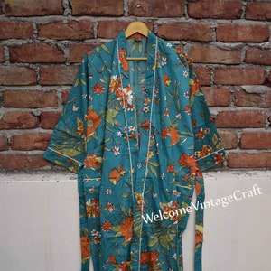 Bridal cotton Robe,Bridesmaids Robe,Wedding Dressing Gown - cotton Kimono Robe,Gift for her plus size dressing gown,Honeymoon Lounge Wear,