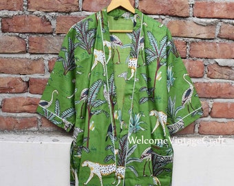 Indian Beach Kimono Robe ,Cotton Robe,Shower Robe, Maternity Robe Bath robe Dressing Gown,Long Short ,plus size unisex robes,robes for men