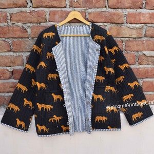 handmade bridal wedding jacket Quilted reversible patchwork modern quilted coat jacket floral vintage coat girls Women Boho hippie kantha
