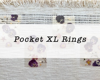 PLANNER DIVIDERS - Pocket XL Pressed Floral Dividers