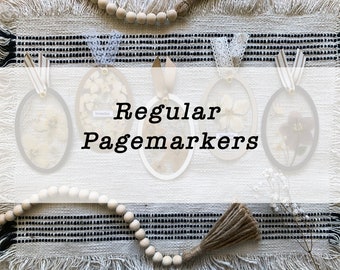 Pressed Floral Pagemarkers