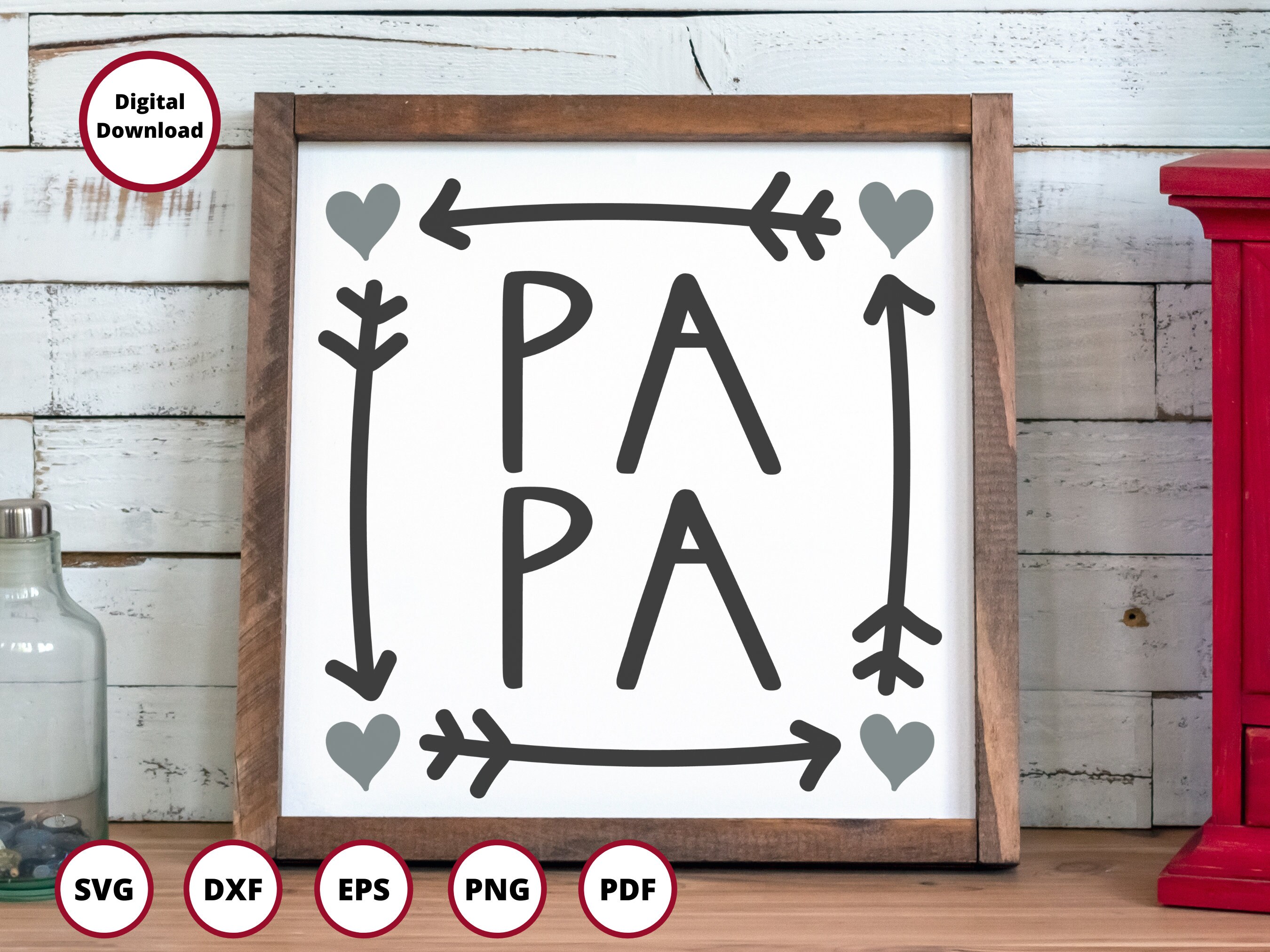Download Papa svg papa svg for shirts papa svg for mug papa svg | Etsy