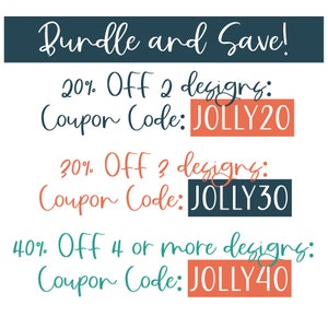 Bundle and save at Jolly Little Prints on Etsy.