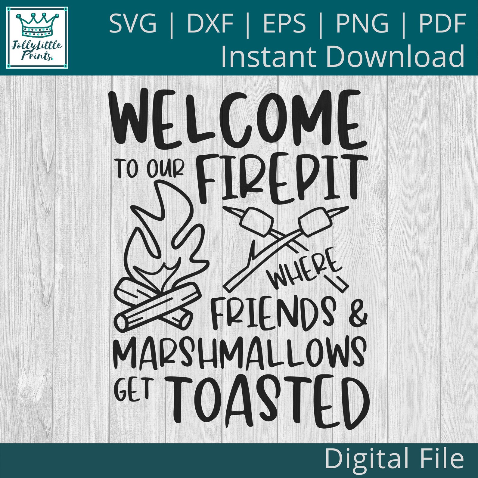 Welcome To Our FirePit SVG