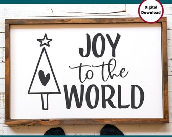 Joy to the World SVG | Christmas Tree SVG | Christmas mug svg | Jesus svg | holiday svg | Merry Christmas svg | Christmas sign svg dxf eps