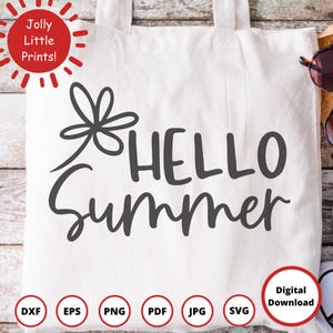 Hallo Sommer SVG | Sommer Zeichen SVG | Sommer SVG-Dateien | Strandleben svg | Digitaler Download |  svg Dateien für Cricut, Silhouette, Glowforge