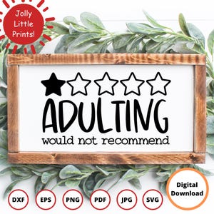 SVG adulte drôle | Fichier coupé citation sarcastique | Humour adulte SVG pour Cricut & Silhouette