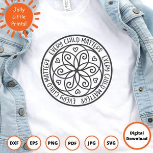 Every Child Matters SVG | Transferência de ferro | Dia da camisa laranja SVG | escola SVG | impressão por sublimação png | Dia da camisa laranja SVG no Canadá