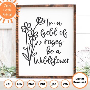 Wildflower SVG | Inspirational Flower, Floral Design (Digital Download)