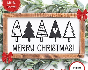Merry Christmas Tree SVG