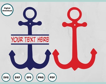 anchor svg | monogram anchor svg | nautical svg | anchor logos | anchor design svg | anchor monogram svg | anchor png | navy svg | ocean svg