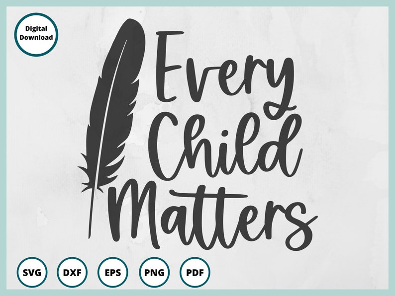 Every Child Matters SVG Iron Transfer Orange Shirt Day SVG - Etsy