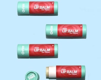 Jumbo Mint Lip BOMB (balm) 4 PACK - 11g (.39oz) | Plastic-Free | Eteeshop - your one stop zero waste shop