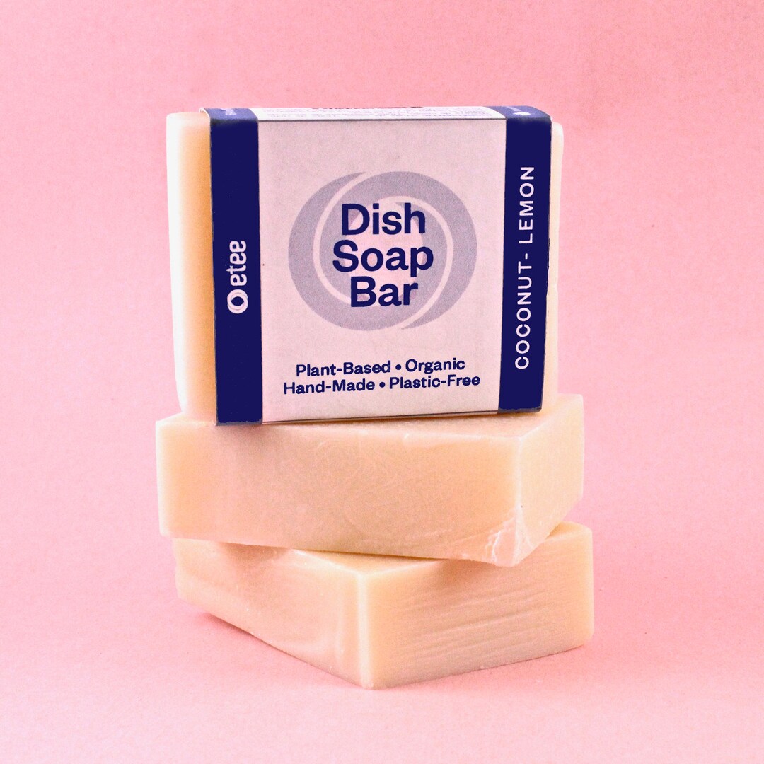 Plasticfree Dish Soap Bars 2pk or 3pk Your Etsy