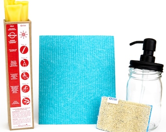 Citrus Dishwashing Kit | Plastic-Free Dish Soap | (3, 6, or 9 pods) | Eteeshop - your one stop zero waste shop