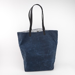 ETEE™ Waxed Canvas Tote | Organic Cotton, Petroleum free, Waxed Canvas | Waxed Canvas Bag | Waxed Canvas Shoulder Bag | Vegan Leather
