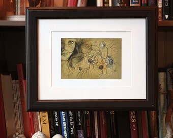 Kunstdruck „Spinnenzeichnung“ von Valérie Lenoir