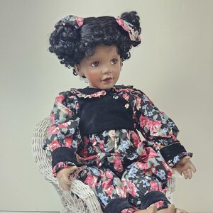 Tamika 22” Porcelain Doll by Laura Cobabe African American 93’ Doty Award Winner