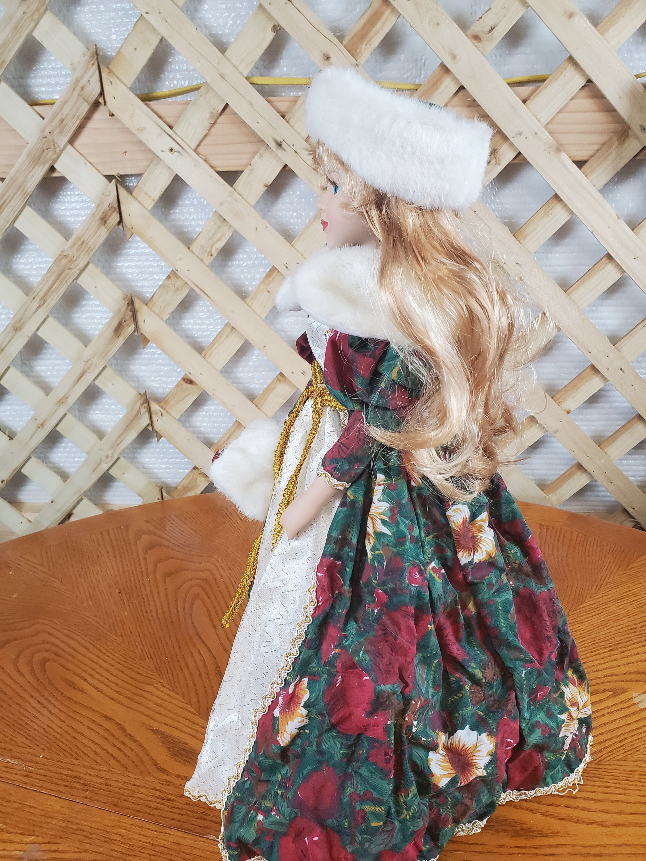 The Princess Collection Porcelain Doll 17in Tall With Winter - Etsy
