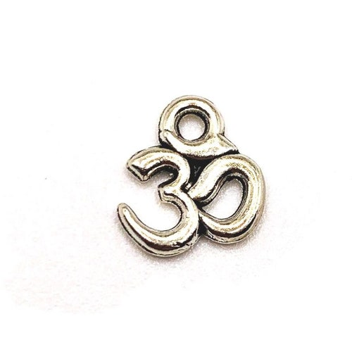 4 20 or 50 BULK Bright Silver Lotus Flower Charms Yoga Etsy