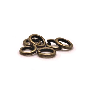 100, 500 or 1,000 5 mm Bronze Jump Rings, Bulk Findings, Open Rings, 18 gauge, 18 g, Thick | Ships Immediately from USA | BR856