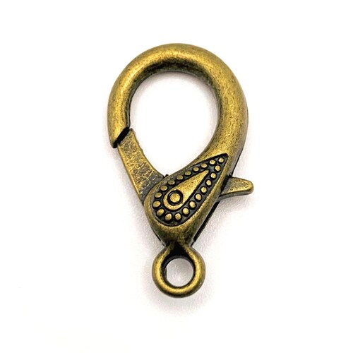 4 or 12 BULK Large Ornate Lobster Clasps Jumbo Claw Clasp Etsy