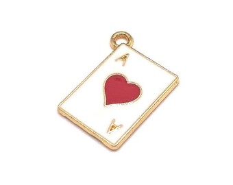 Free Ship 40 Pcs Tibetan Silver playing cards Red Heart Charms 20x19mm #1914 Free Ship 40 Pcs Tibetan Silver playing cards Red Heart Charms 20x19mm #1914