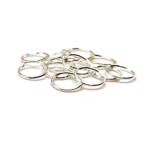100 500 or 1000 BULK 7 Mm Bright Silver Jump Rings Bulk Etsy