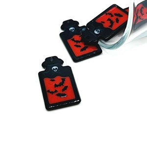 1, 4 or 20 BULK Bloody Birthday Poison Punch Vial Charm - Double Sided | Ships Immediately from USA | RD1421
