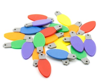 6 o 30 bombillas navideñas verdes al por mayor, ligeras, 10 x 25 mm / Envío inmediato desde EE. UU. / MC2328