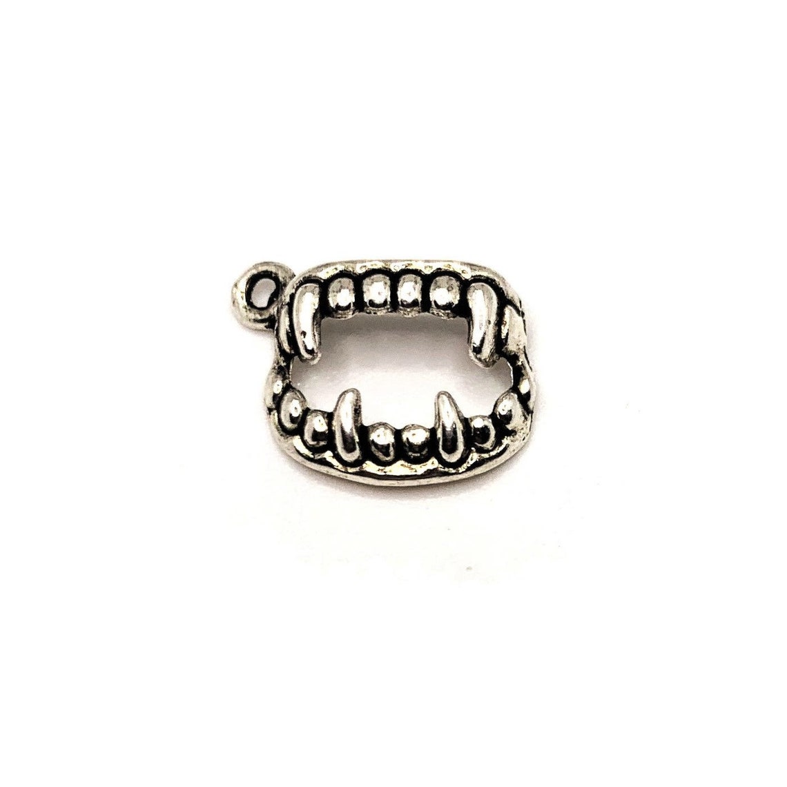 4 20 or 50 BULK Small Silver Vampire Teeth Halloween Etsy