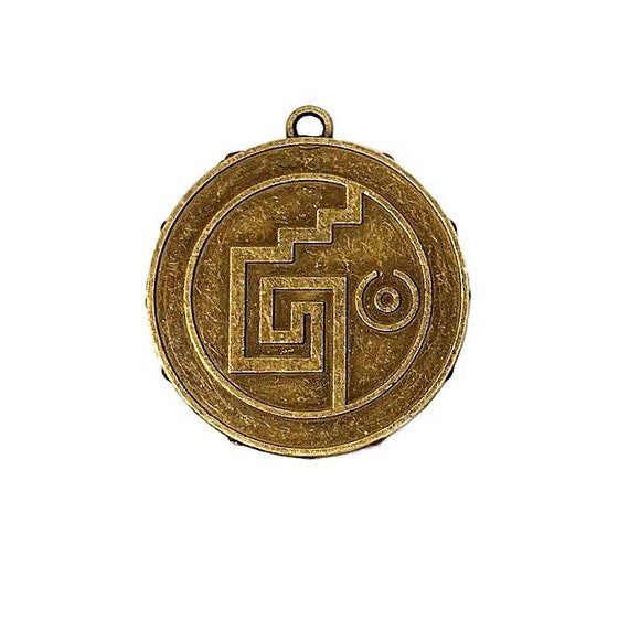 BR205 50 or 200 BULK pcs Double Sided Bronze Chinese Coin Charms-US Seller 12