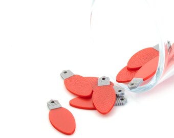 1, 4 o 20 bombillas navideñas rojas al por mayor, ligeras, 10 x 25 mm / Envío inmediato desde EE. UU. / RD2323