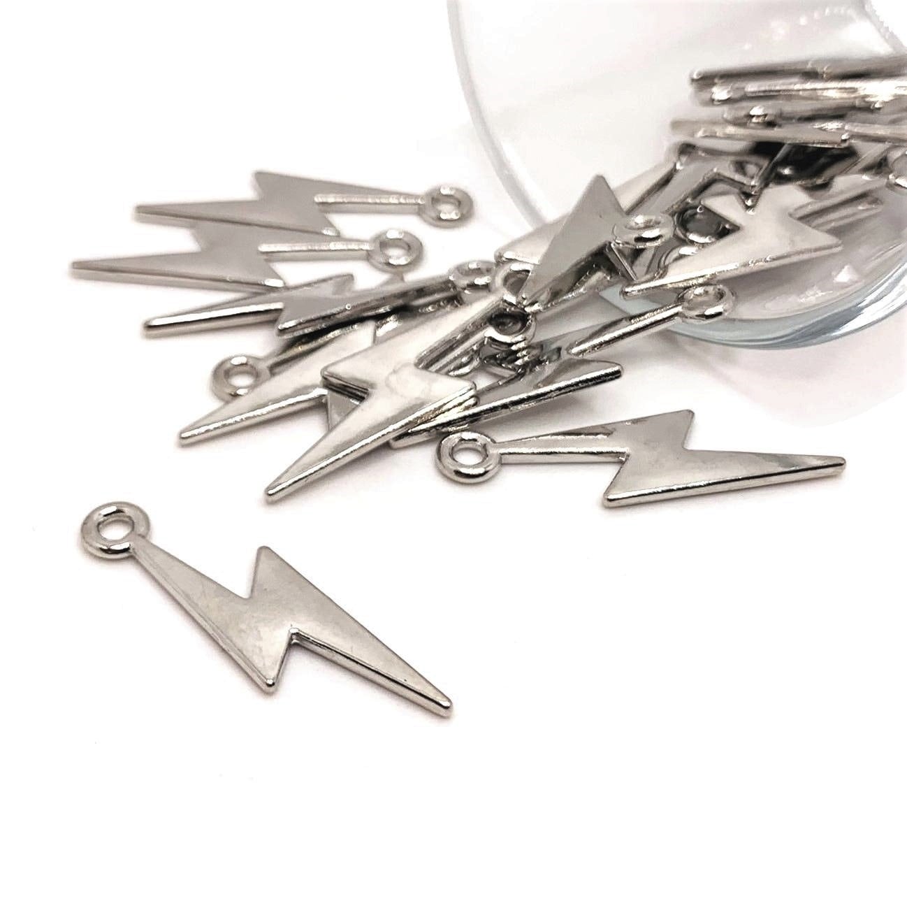 4, 20 or 50 BULK Key Chain Rings, Silver, Starter Chain Base