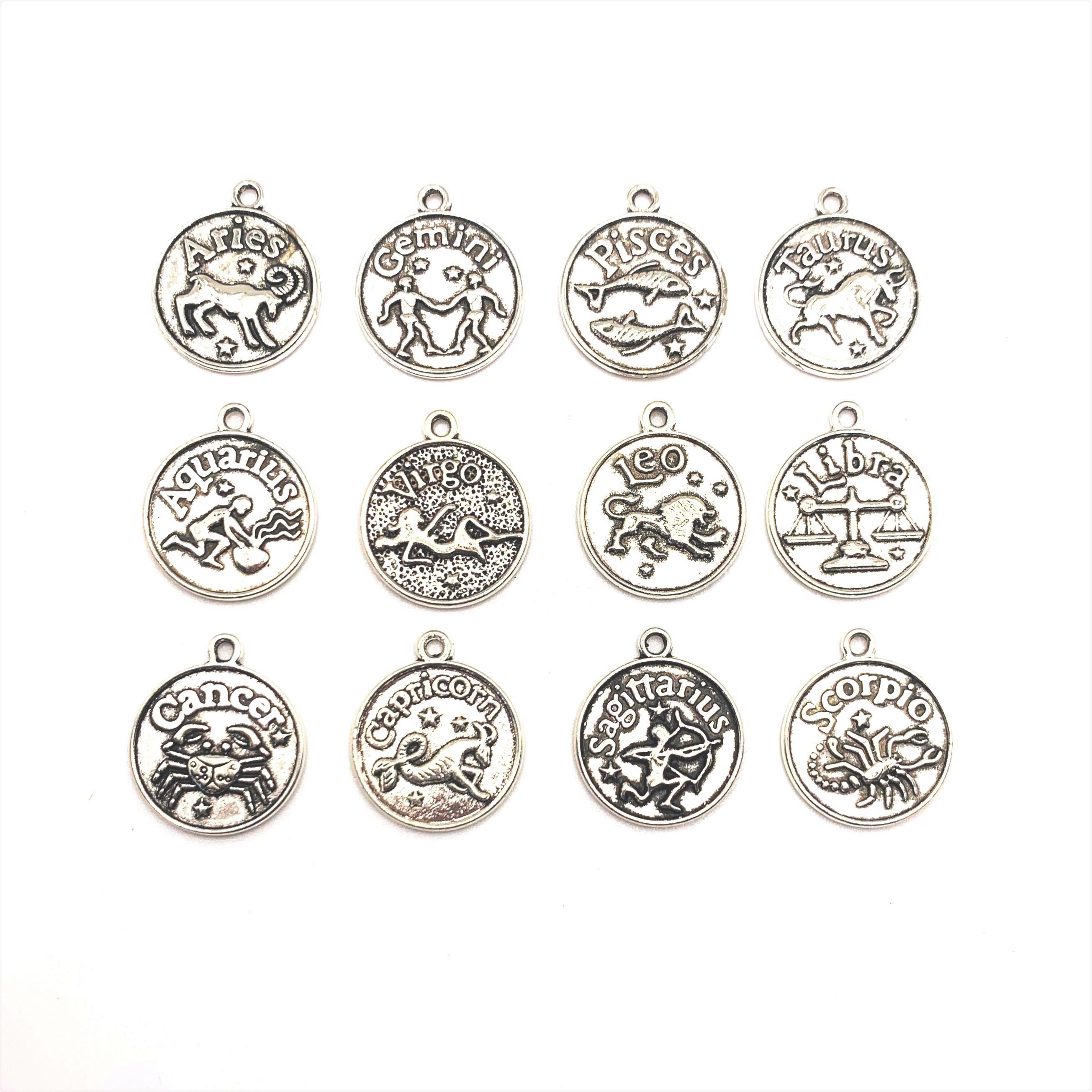 Zodiac sign charms bulk discount