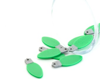 1, 4 o 20 bombillas navideñas verdes al por mayor, ligeras, 10 x 25 mm / Envío inmediato desde EE. UU. / GR2325