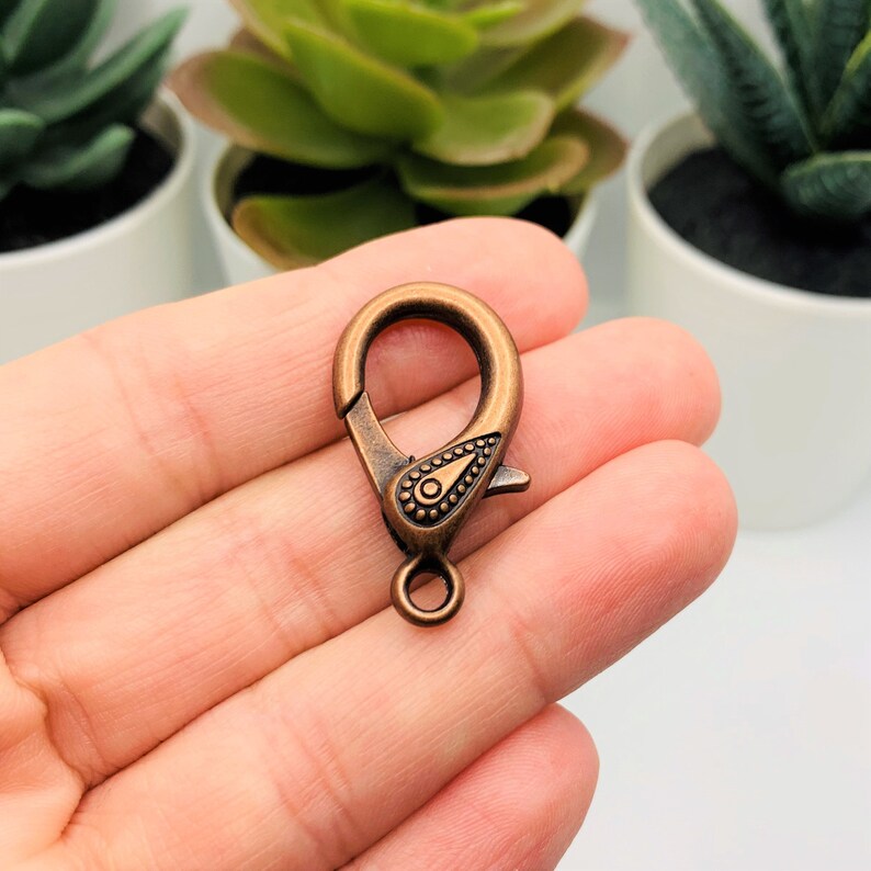 4 20 or 50 BULK Large Ornate Lobster Clasps Jumbo Claw Etsy