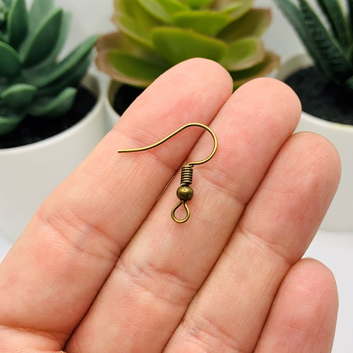 100 or 500 BULK Bronze Fish Hook Earring Wires French Hook Etsy