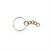 4, 20 or 50 BULK Key Chain Rings, Silver, Starter Chain Base, Split Ring, 25mm | Ships Immediately from USA | SL221 