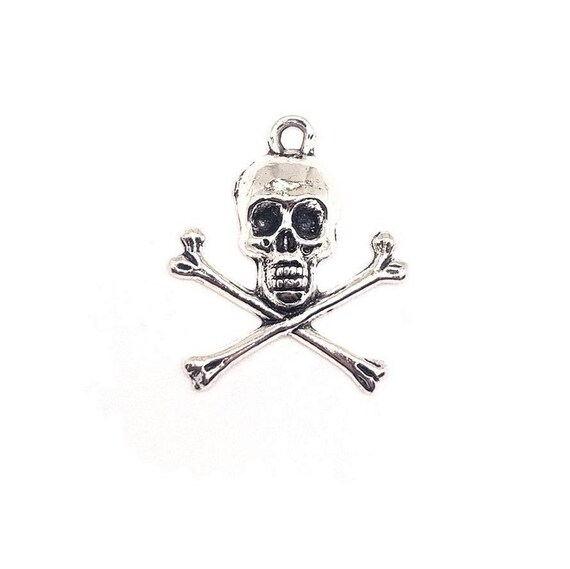 Skeletons. Large set of skulls, bones and pirate symbols. 15 skull